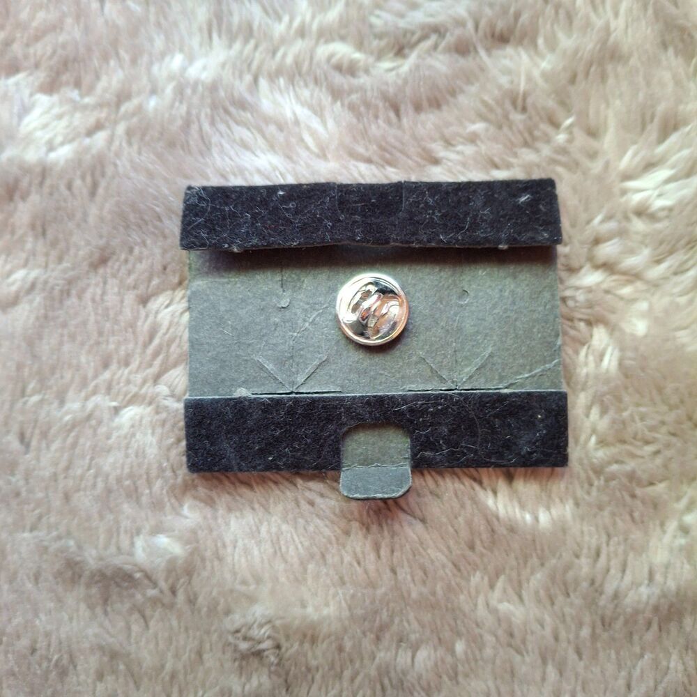Avon Millennium Clock Pin Stars & Rhinestones Y2K Vintage Silvertone New On Card - Picture 3 of 6